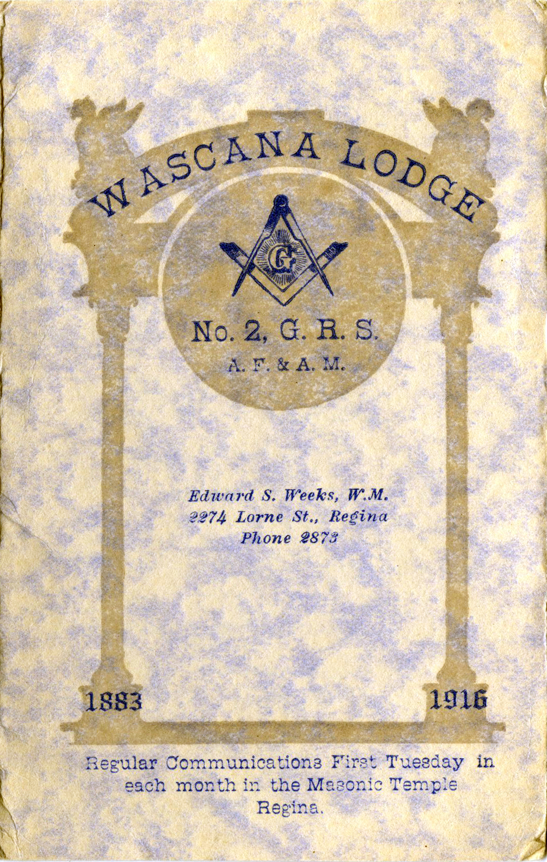 Ancient Free and Accepted Masons Wartime Canada